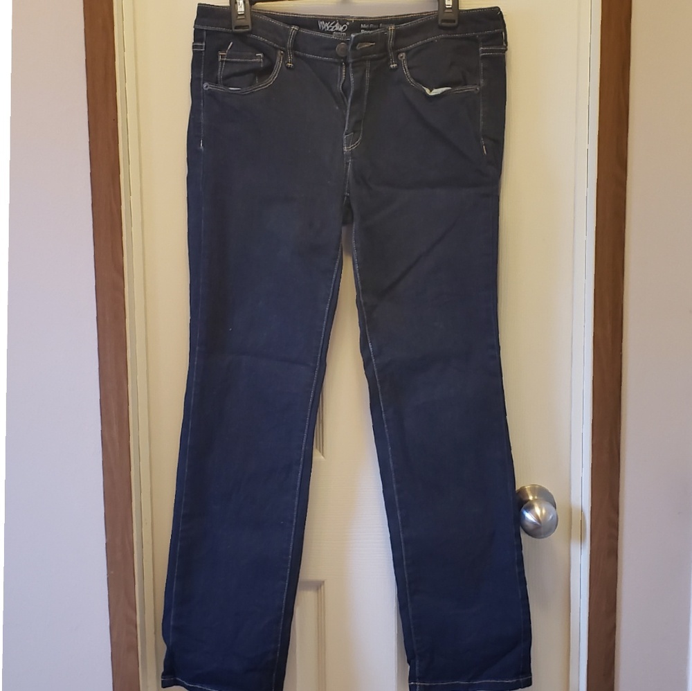 Mossimo Mid Rise Straight Short Length Jeans